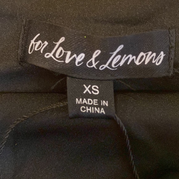 For Love and Lemons Juliette Brocade Micro Mini Skirt in Gold size XS NWT - Picture 10 of 15